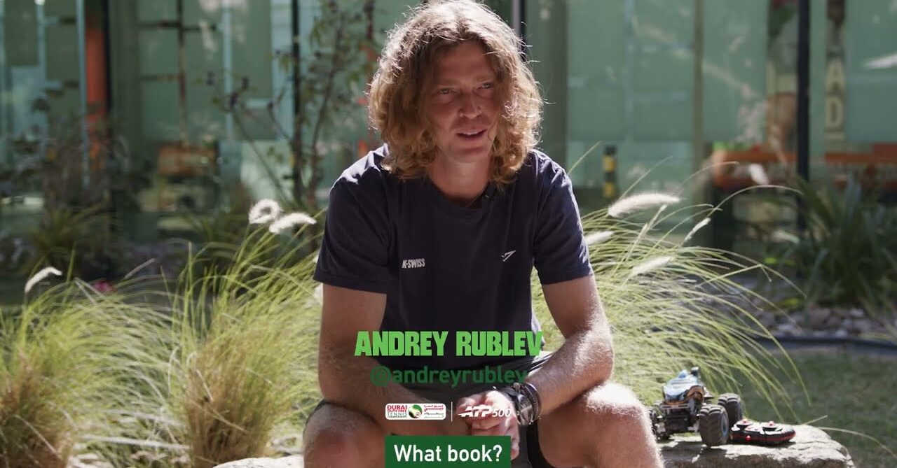 ATP player smiling during an interview