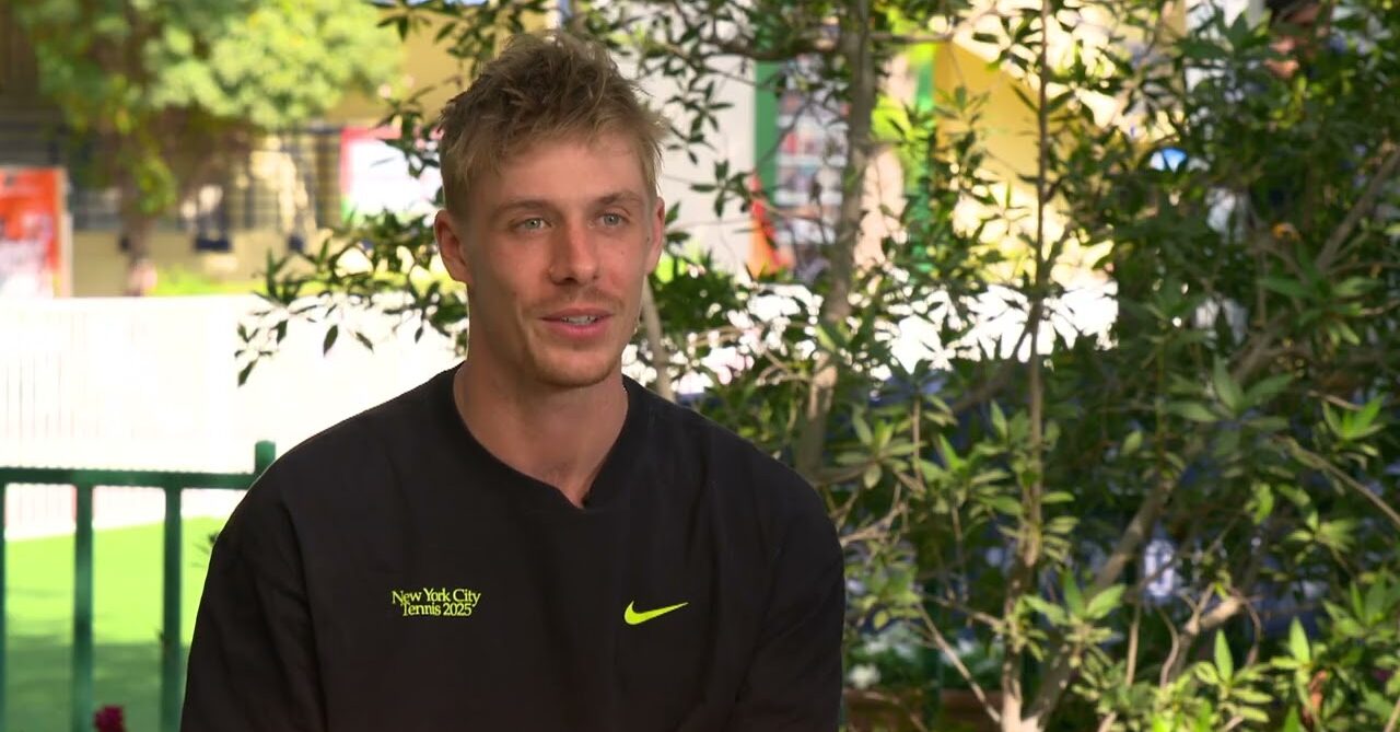 ATP player during a pre tournament interview