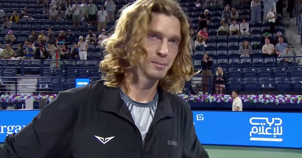 ATP player during post match interview