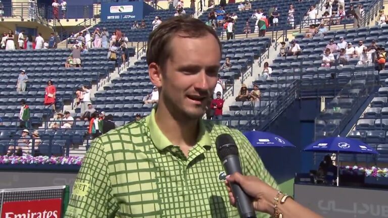 ATP player during interview