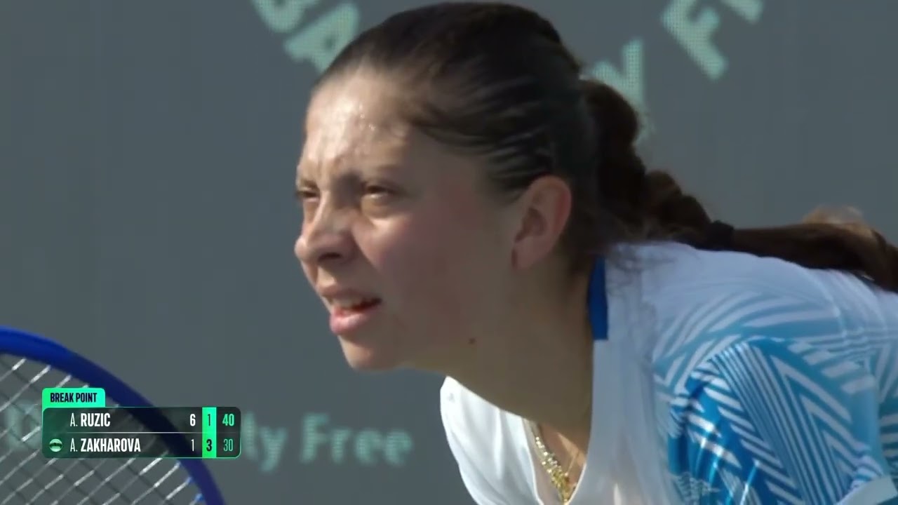 Highlights: Dubai R2 - Antonia Ruzic vs. Anastasia Zakharova - Dubai ...