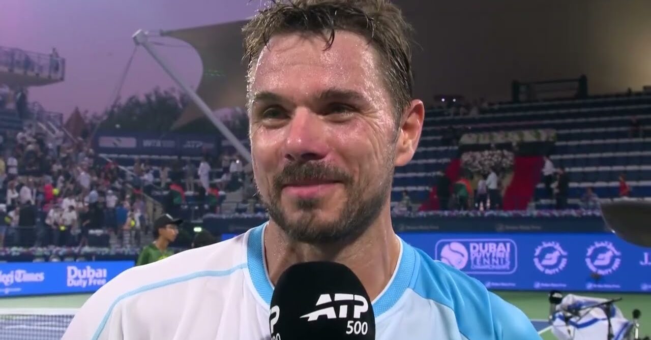 ATP player talking into a mic during an interview