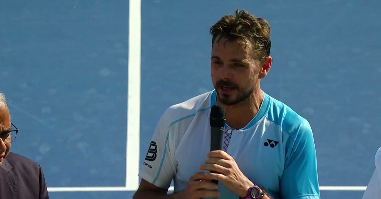 ATP player during an interview