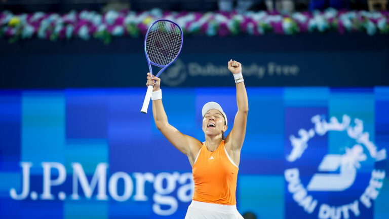 WTA Dubai Duty Free Tennis Championships. Singles Final ,Jessica Pegula vs Elina SvitolinaWTA Dubai Duty Free Tennis Championships. Singles Final ,winner Jessica Pegula