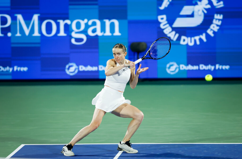 WTA Dubai Duty Free Tennis Championships. ELINA SVITOLINA VS ANTONIA RUZICWTA Dubai Duty Free Tennis Championships. ELINA SVITOLINA