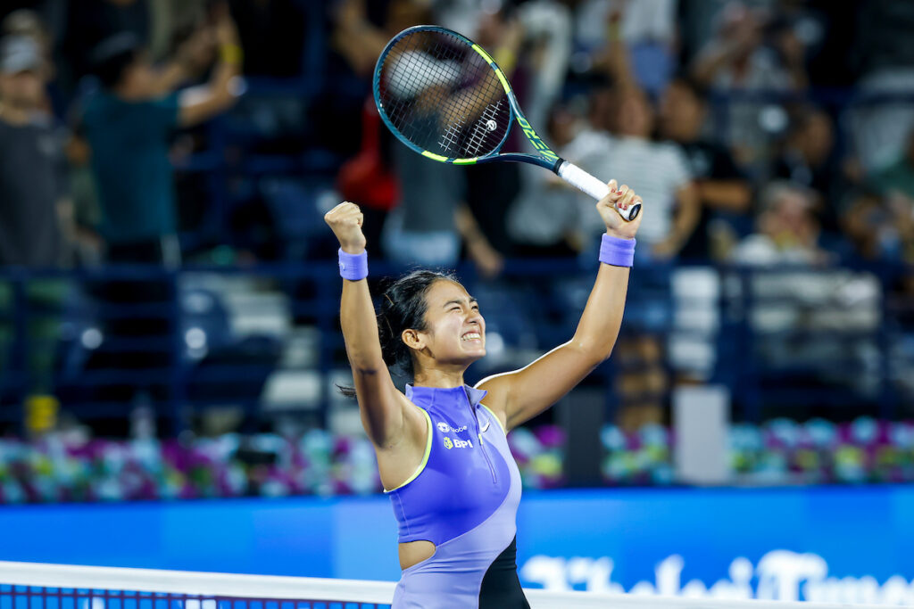WTA Dubai Duty Free Tennis Championships . ALEXANDRA EALA VS JASMINE PAOLINIWTA Dubai Duty Free Tennis Championships. Alexandra Eala vs Jasmine Paolini