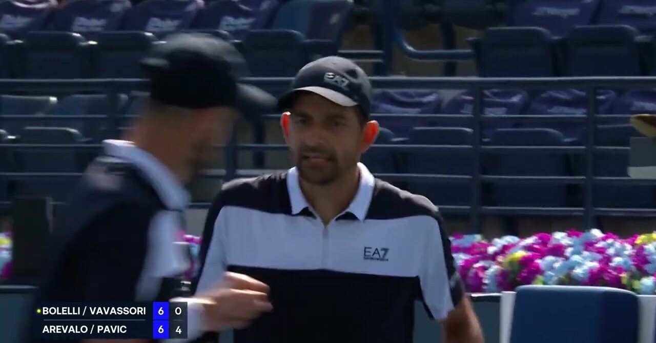 Arevalo and Pavic discuss strategy at the 2026 Dubai Duty Free Tennis Championships