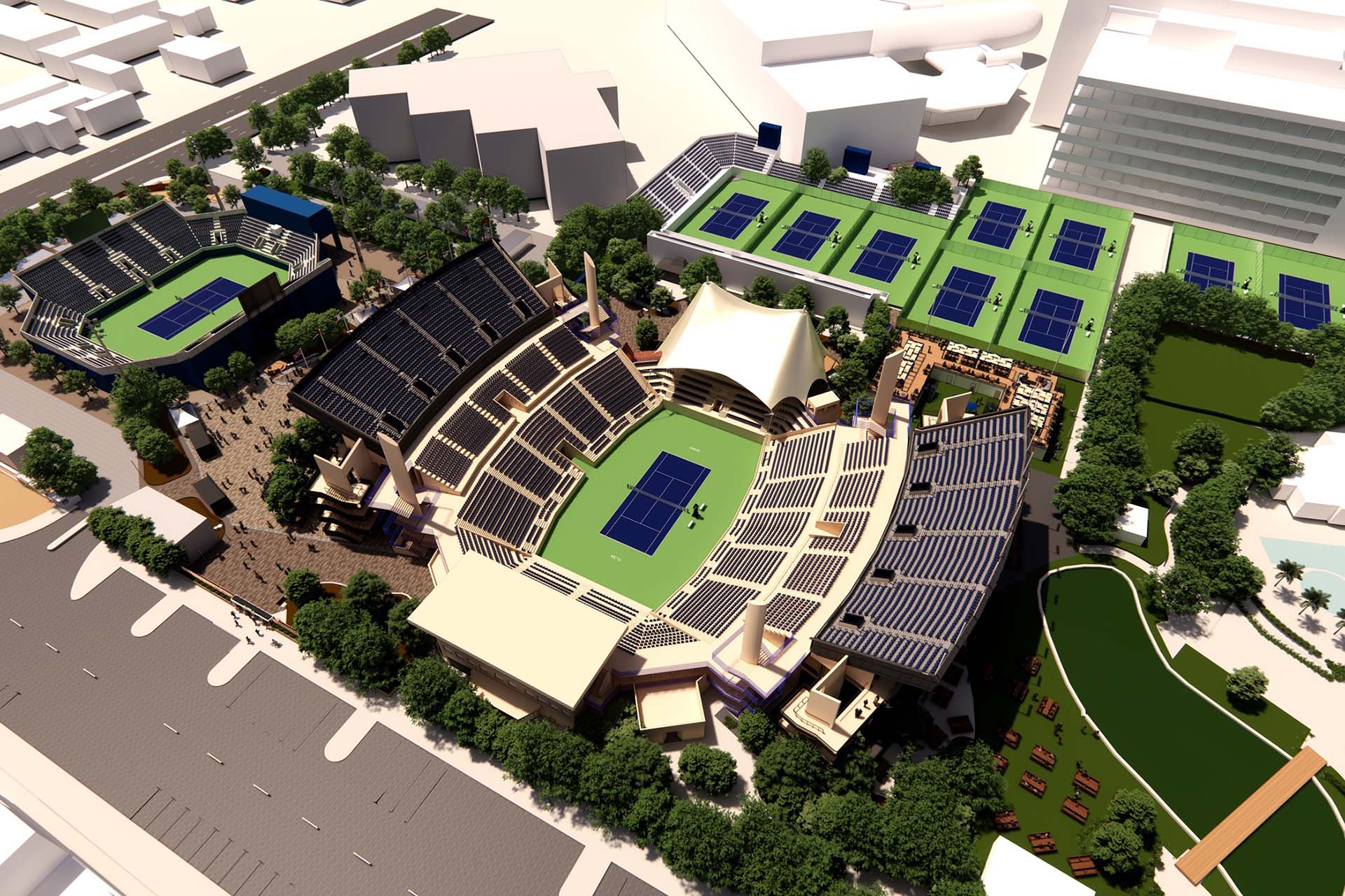 rendering of the new Court 1