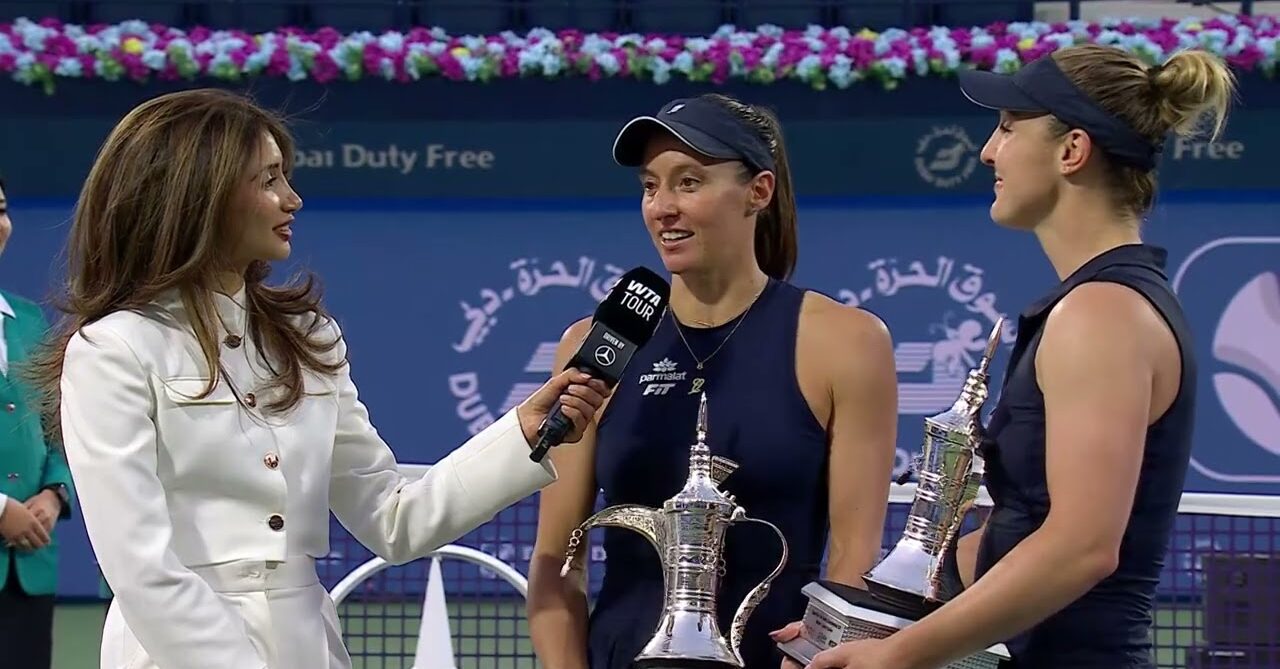 Winners speech for the Doubles Champions at the 2026 Dubai Duty Free Championships