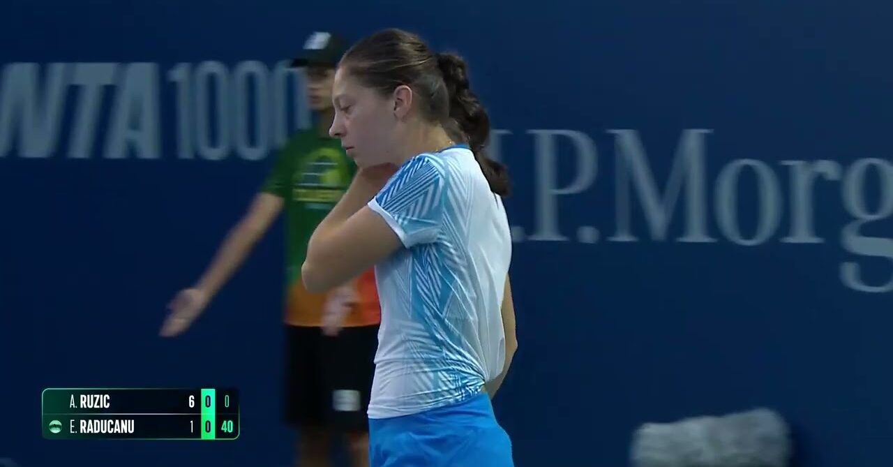 Ruzic vs. Raducanu
